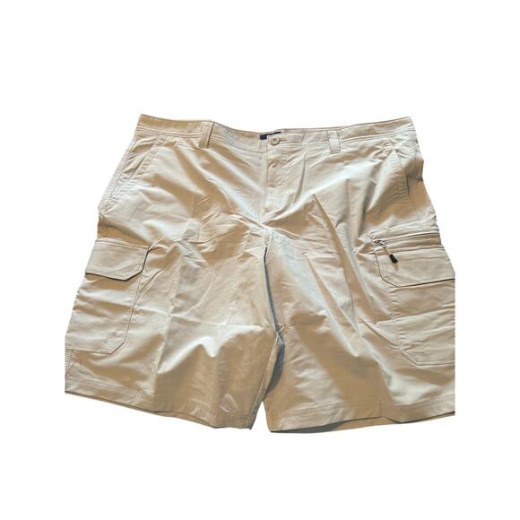 NWOT George Men's Tan Shorts 4% Spandex Pockets Size 46 - Picture 1 of 5
